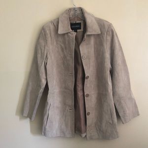 BERNARDO Heavy Genuine Leather Coat Jacket